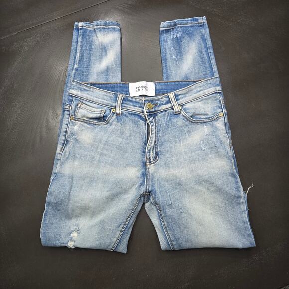 Profound Aesthetic Jeans Men's 31/30 Skinny Jeans - Picture 1 of 6